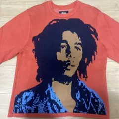 STUSSY ボブ・マーリー セーター Lサイズ　Bob Marley STUSSY ボブ・マーリー セーター Lサイズ Bob Marley Stüssy Bob