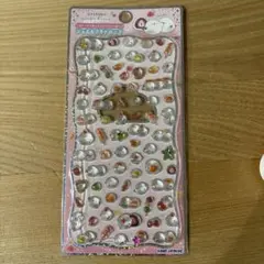 シマエナガ　ジュエルプチドロップ　ストーン付き　ボンドロ