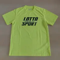 LOTTO スポーツTシャツ Mサイズ イエローのサムネイル