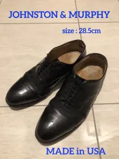 JOHNSTON & MURPHY 本革ストレートチップ
