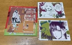 日本三國 ⑤発売記念 名言イラストカード / 阿佐馬芳経 2枚三角青輝1枚