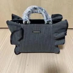 SAMANTHAVEGA フリルハンドバッグ ブラックのサムネイル
