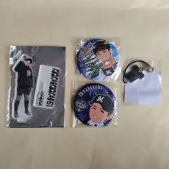 アクリルスタンド　缶バッジ　千葉ロッテ　唐川侑己