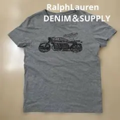 【希少廃盤】デニム&サプライ ラルフローレン Tシャツ バイク柄 S