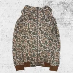 希少 00s 90s archive迷彩 ジップパーカー stussy BAPE