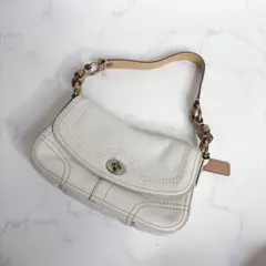 Vintage Coach One Shoulder Bag Turn Lock