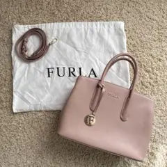 フルラ　2wayバッグ　ハンドバッグ　ショルダーバッグ　ピンク