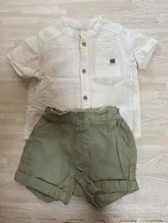 H&M 半袖シャツ＆ショートパンツ セットアップのサムネイル