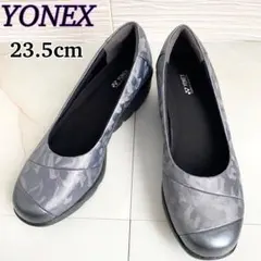 極美品⭐️パンプス ヨネックス 23.5cm グレー 迷彩 パワークッションのサムネイル