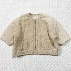 anggo 韓国子供服　XS 80 ボアアウター　ベージュ