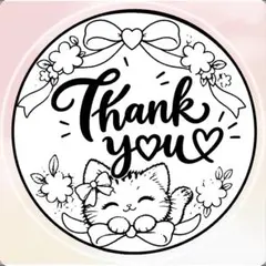 Thank you シール 20枚セット
