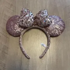 ミニー　スパンコール　カチューシャ