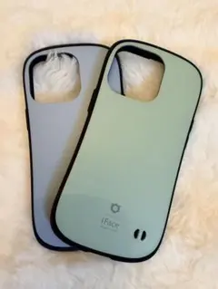 iFace ハードケース 2個セット ミントグリーン・ブルー