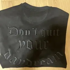 ZARA 黒 L トレーナー Don't quit your daydream