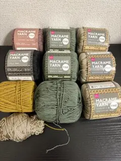 DAISO MACRAME YARN マクラメヤーン まとめ売り