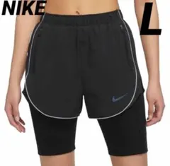 ナイキ Dri-FIT ラン ディビジョン 2イン1 ショートパンツ L 黒