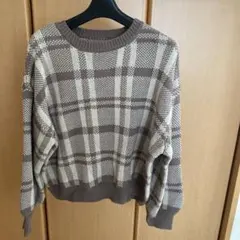 グレイル　チェックセーター