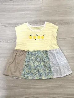 ラグマートレモン柄パッチワークTシャツ
