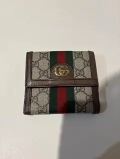 GUCCI 二つ折り財布 GGパターン