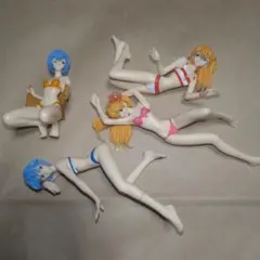 エヴァンゲリオン　ビーチサイドコレクション　水着　フィギュア　4種セット