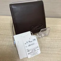 【新品】Crocodile 小銭入れ コインケース ダークブラウン