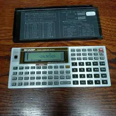 SHARP ポケットコンピュータ PC-1285 競馬ソフト付 1988年製 - メルカリ