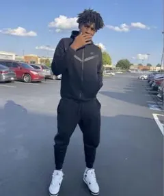 NIKE テックフリース ブラック 旧型 xs central cee 170