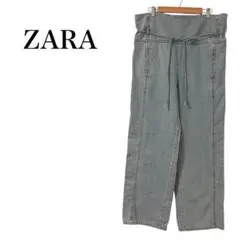 【ザラ】 ボトムス ジーンズ パンツ カジュアル ワイド ハイウエスト