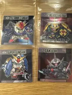 元祖SDガンダムスナックシール 4枚セット（送料込み）