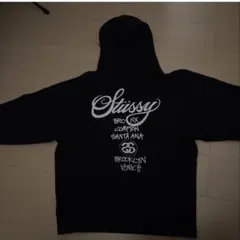 Stussy World Tour パーカー ブラック