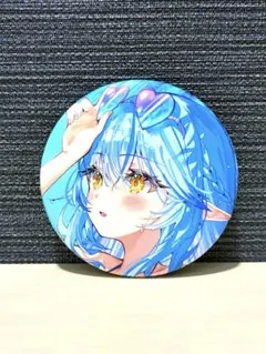 C108 ホロライブ　わせ　雪花ラミィ　缶バッジ