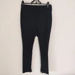 Orton様専用【UNIQLO】リブ編み ブラック スパッツ レギンス　Lサイズ