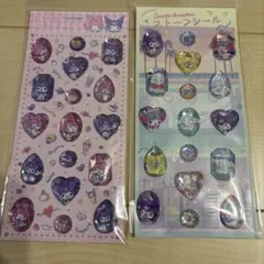 ストーンシール　シール　サンリオ　クロミ　シナモロール　マイメロ