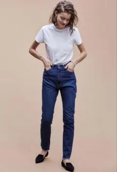 THE SHINZONE デニムパンツ カットオフ インディゴのサムネイル