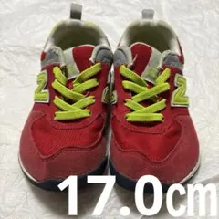New Balance キッズスニーカー レッド