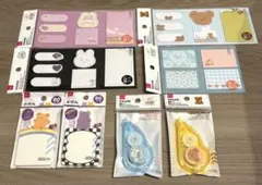 【新品8点セット】 ふせん ＆ 修正テープ まとめ売りバラ売り不可