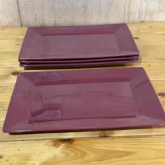 イタリア製CERAMICHE REGINA赤 M STYLE 長角皿 - メルカリ