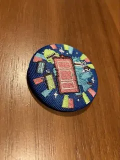 Disney Characters 刺繍缶バッジビスケット2 モンスターズインク