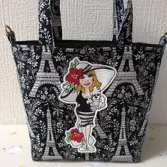 ❣️ミニトートバック❣️ロラライハリス刺繍、ハンドメイド