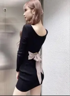 GYDAバックリボンワンピース Fサイズ