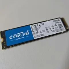 Crucial P2 M.2 2280 500GB SSD 使用時間約6000hのサムネイル