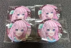 プロジェクトセカイ　メロパレ　ホログラム缶バッチ　巡音ルカ　4個