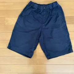 ユニクロ　ネイビーハーフパンツ　160