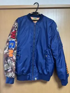 XLサイズ A BATHING APE BAPE シャーク MA-1ジャケットのサムネイル