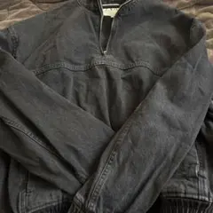 ブラックデニムジャケット デニムジャケット