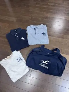 アバクロポロシャツ Sセットホリスターtシャツバッグ4点セットお得