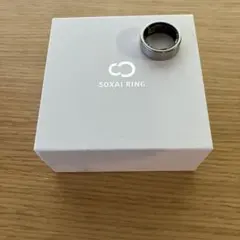 ジャンク　SOXAI RING1　14号　マットシルバー　サイジングキット付き