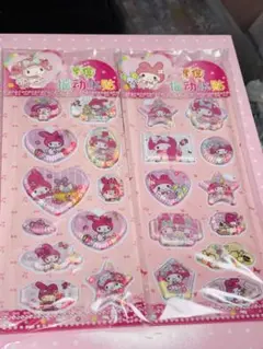 マイメロ水シール2枚