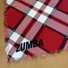 ZUMBA チェック柄 フリンジ付き