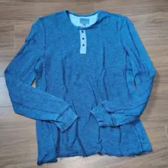 Lucky Brand ヘンリーネック長袖カットソー L